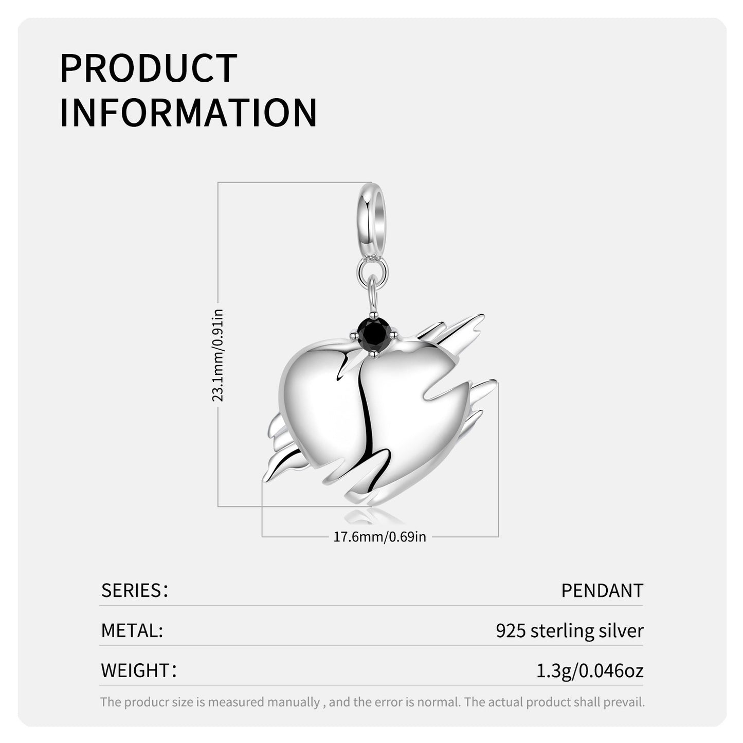 Dispersed Heart Pendant - Original Sentimental Ins Style Necklace