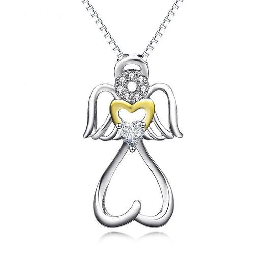 Angel Fashion Diamond Necklace