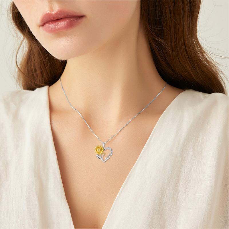 Sunflower Love Pendant